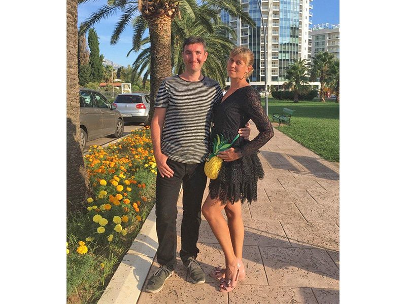 With my wife Julia in Montenegro, August 2020