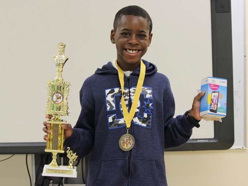 CM Nathan Smith, Bahamas Scholastic Champion, February 2017